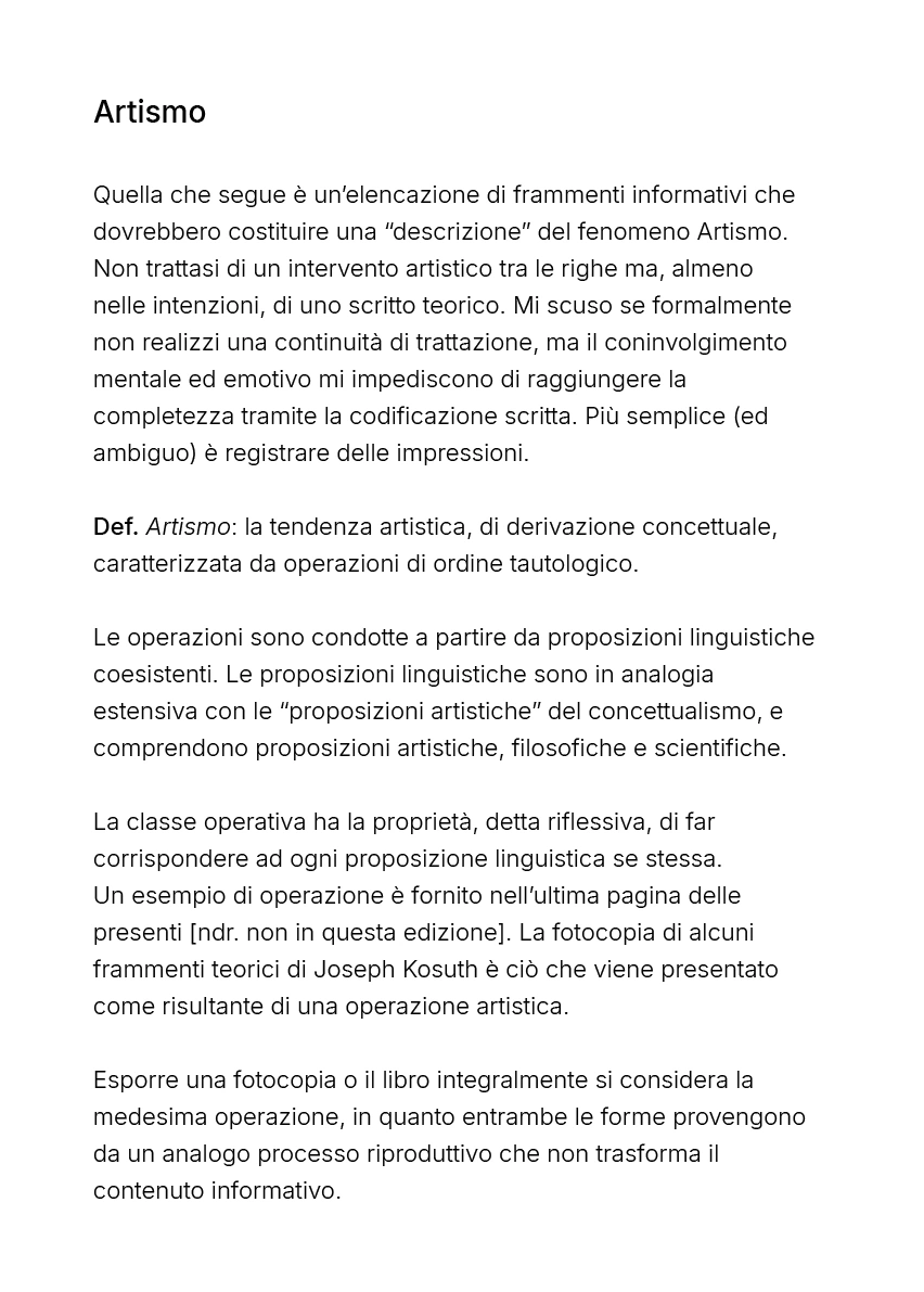 Un artista a metà p.1 - by Ivan Dal Cin